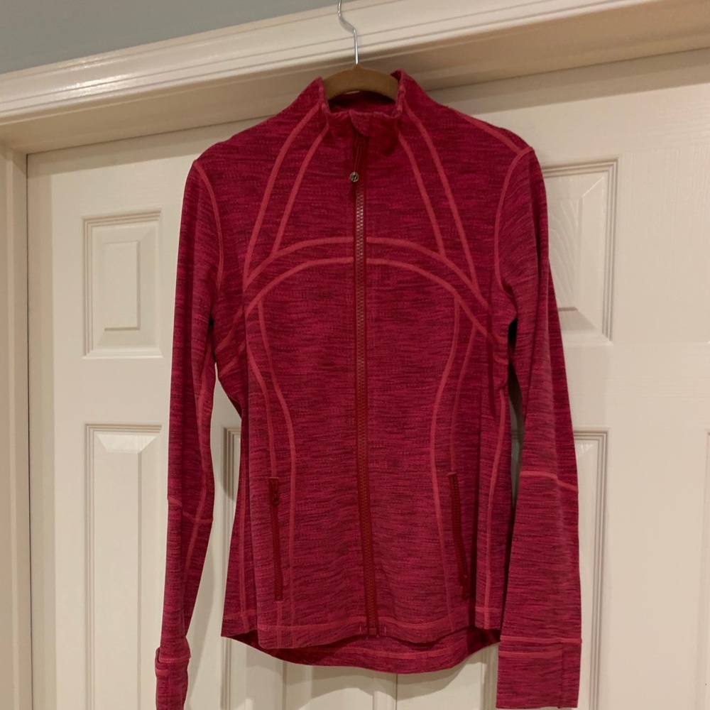 LuLu Lemon Raspberry Zip Up